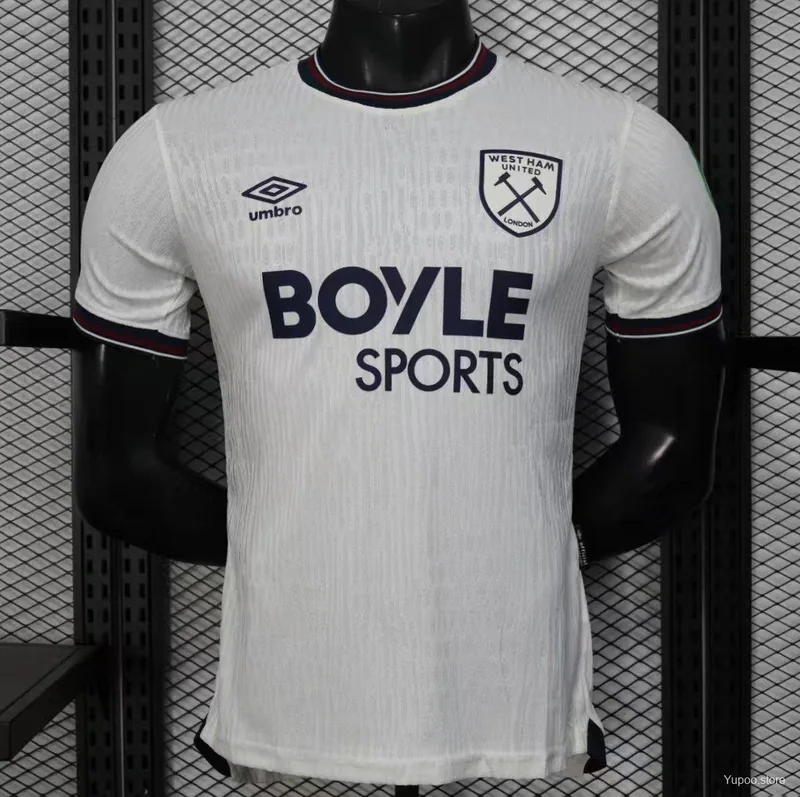 Camiseta West Ham 2025/26 VISITANTE MANGA CORTA VERSION JUGADOR